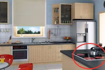 Nhà bếp để kiểu này khiến gia đình càng ngày càng lụi bại