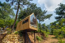 Ngôi nhà gỗ 12m2 tại Hà Nội đẹp không ngờ