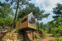 Ngôi nhà gỗ 12m2 tại Hà Nội đẹp không ngờ