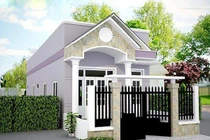 Mẫu nhà phố 1 tầng 500 triệu đẹp, gia đình trẻ nào cũng mơ ước