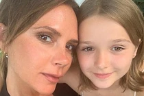 Xôn xao cảnh con gái 8 tuổi của David Beckham nằm dài được mát xa