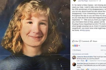 Cô gái bỗng xuất hiện trên mạng xã hội sau 25 năm mất tích