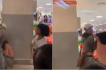 Video: Cô gái bị nam thanh niên hành hung giữa trung tâm thương mại
