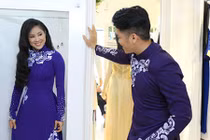 Lê Phương tất bật đi thử áo cưới cùng tình trẻ