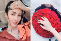 Hoa hậu vừa được bạn trai tặng nhẫn 5,5 tỷ giàu cỡ nào? 