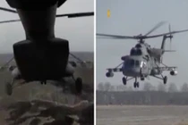 Trực thăng "Kẻ hủy diệt" của Nga tập trận, sẵn sàng đánh trả tên lửa