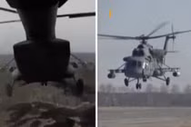 Trực thăng "Kẻ hủy diệt" của Nga tập trận, sẵn sàng đánh trả tên lửa