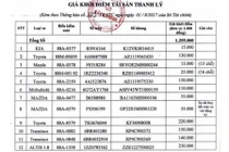 Vĩnh Phúc thanh lý xe công 15 triệu đồng/xe: Hàng sắt vụn?