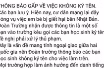 Trường Marie Curie nói gì về kêu gọi không ký ủng hộ bé Nhật Linh?