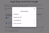 Cách xóa cụm từ vừa tìm kiếm trên Google