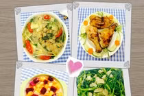 Canh chua ngao nấu dứa, thịt gà chiên ngũ vị cho bữa tối 