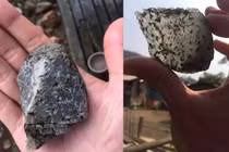 Người đàn ông cầm viên đá nhỏ về nhà, chuyên gia hết lời chúc mừng