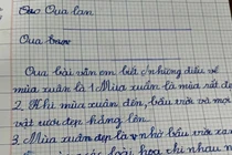 Cười sái hàm bài văn tả mùa xuân của nhóc tiểu học