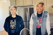 Con trai Bằng Kiều, Ngọc Anh 3A ở chung nhà, học cùng trường