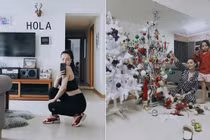 Khoe ảnh tập yoga, Trà Ngọc Hằng vô tình hé lộ không gian sống