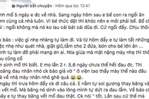 Chồng mắng vợ té tát vì kêu đau sau 5 ngày sinh mổ gây "bão" dư luận