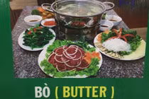 Không thể nhịn cười thực đơn dịch sang tiếng Anh bằng Google