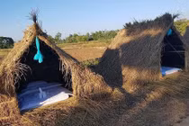 Chiêm ngưỡng khách sạn “uyên ương” nằm giữa cánh đồng lúa