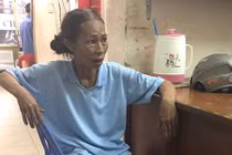 Người mẹ ẵm con ăn xin khu phố Tây trốn về đòi con