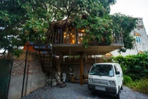 Bỏ 130 triệu để xây nhà trên cây ở ngoại thành Hà Nội
