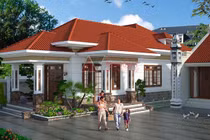 Loạt mẫu nhà cấp 4 kiểu Ấn Độ đẹp như biệt thự