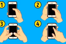 Nhìn kiểu tay cầm điện thoại biết ngay tính cách và tương lai của bạn