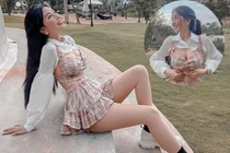 Hotgirl đình đám Sài thành làm dân mạng tranh cãi nảy lửa