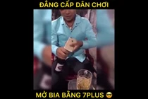 Video: Thanh niên dùng iPhone mở bia nhận cái kết cực thốn