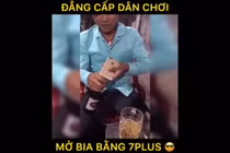 Video: Thanh niên dùng iPhone mở bia nhận cái kết cực thốn