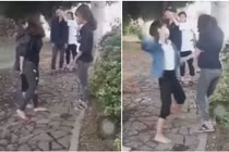 Xôn xao clip 2 nữ sinh lớp 10 đến trường uy hiếp, "xử" bạn vì… thích là đánh!