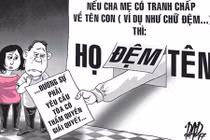 Muốn thay đổi tên đệm cho con, phải làm sao?