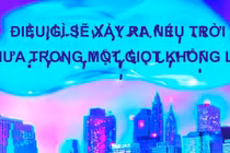 Video: Điều gì sẽ xảy ra nếu trời mưa trong một giọt khổng lồ