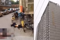 Bệnh nhân tâm thần nhảy lầu tự vẫn khiến người đi đường tử vong