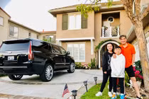 Mr Đàm đưa 2 con nuôi sang thăm biệt thự triệu đô tại Mỹ