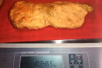 Tìm được thỏi vàng nguyên khối lớn nhất thế giới ở Nga