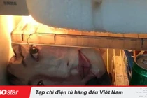 Mở tủ lạnh, chồng được phen giật mình hoảng hốt vì thấy vật này