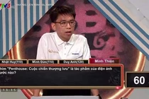 Câu hỏi về phim Penthouse gây tranh cãi dữ dội tại Đường lên đỉnh Olympia