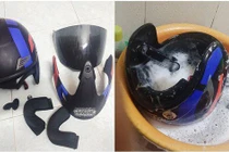 Cách diệt sạch ổ vi khuẩn trên mũ bảo hiểm chỉ trong 5 phút