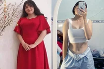 Bị chê bai, cô gái quyết tâm thay đổi, giảm 17 kg sau 2 tháng