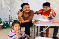 Kiều Trinh phải mang theo con nhỏ, lăn lóc ở trường quay