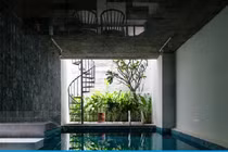 Ngôi nhà 73 m2 với bể bơi sang trọng bên trong