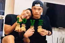 "Ảnh cưới" lãng mạn của cặp đôi Bùi Tiến Dũng và Đức Chinh