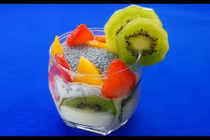 Video: Làm sữa chua phô mai trái cây hạt é ngon ngất ngây