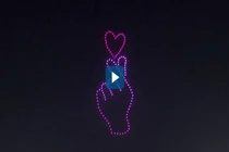 Video: Hàng trăm drone thắp sáng bầu trời đêm ở Hàn Quốc