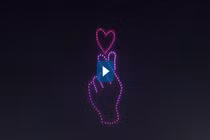 Video: Hàng trăm drone thắp sáng bầu trời đêm ở Hàn Quốc