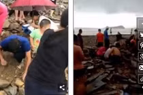 Đổ xô đi tìm kho báu tiên cổ 100 năm sau bão Mangkhut ở Trung Quốc