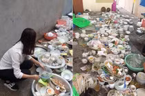 Bị mẹ bạn trai bắt rửa 10 mâm bát, cô nàng phản ứng cực "gắt"