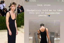 Sao Met Gala bị chụp trộm khi đang đi toilet: Rihanna đầu têu?