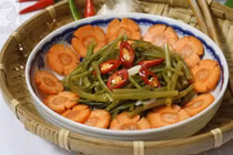 Rau muống ngâm chua ngọt chống ngán đảm bảo cả nhà cùng mê
