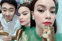 Hồ Ngọc Hà vô tư "đánh dấu chủ quyền" với Kim Lý nơi đông người